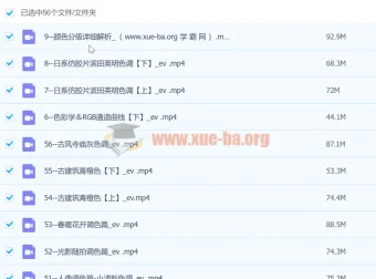 【抖音青林调色课堂】青林手机修图系统课程