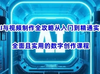 AI视频制作入门到精通实战课：数字创作实用全攻略