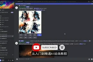 Midjourney入门到精通：AI绘图作画教学课程