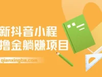 最新抖音小程序撸金躺赚项目：一部手机每日半小时，单作品变现超1300