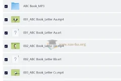 幼儿英语启蒙动画《字母书 ABC Book》（音视频+电子书）