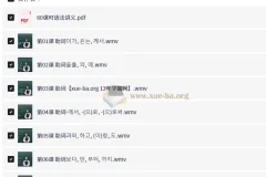 韩语初中级语法60课时课程