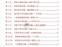 2026版《高考数学破题秒杀 – 36大招》219页PDF学习文档