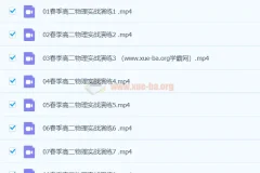 2024刘纹岩高二物理春季班课程