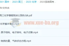 李政2023高考化学技巧小灶课