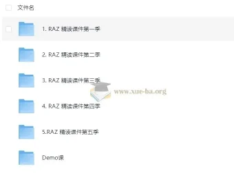 Raz分级阅读绘本 精读课件PPT 全套资料（新版本1-5季 完结）