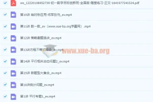 初一数学春季全国版S加课程（许润博）【完结】