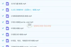 2025初三中考杨萌物理秋季上A+暑假课程