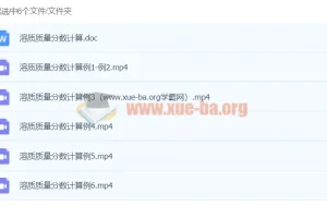 董璇璇《1课时轻松搞定溶质质量分数计算》初中化学课程