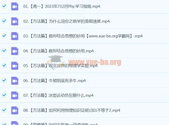 2024年莫荒年高一上学期高中物理课程（更新中）
