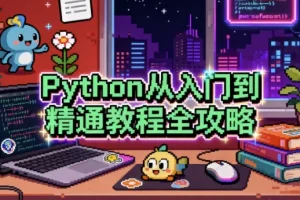 《Python从入门到精通教程全攻略：含编程、机器学习与爬虫等内容》
