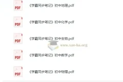 绿卡图书《初中学霸同步笔记》（全九科）
