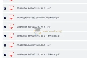 《初中数学培优讲练资料》