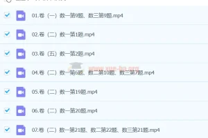 2024张宇大学考研数学冲刺押题课程