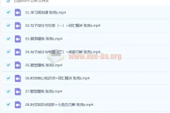 张亮高一英语冲顶暑假班（2023年版，共17讲）