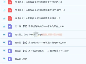 六年级语文阅读写作系统班（22春上） – 宋薇