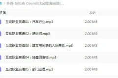 有声书《British Council 互动职业英语》全30集（Joyce 演播）