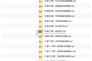 2026 TikTok跨境AI实操课程