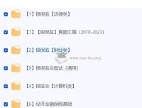 2024年金管局/银保监会考试备考资料合集