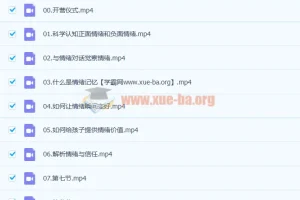 南汐-青少年情绪教养训练营（完结）