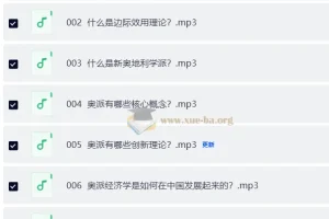 冯兴元《奥派经济学入门》10集全