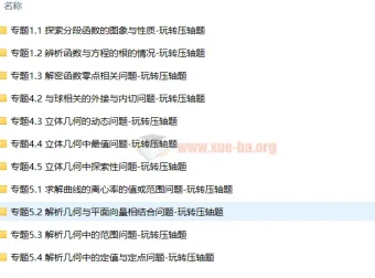 《高三数学：突破140分之选择题填空题》