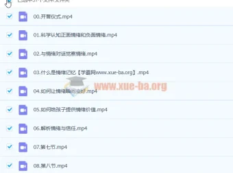 南汐-青少年情绪教养训练营（完结）