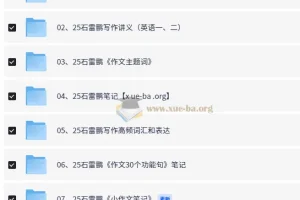 2025石雷鹏考研英语资源合辑