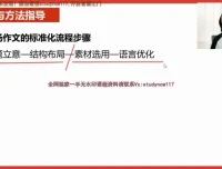 2024高一语文刘雯韬古诗文与小说阅读技巧精讲专题课
