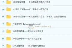 朱韬2026届初二春上全国版S数学培训班