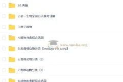 张雨桐初一生物秋季班A+（秋季下）培训班课程