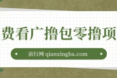 免费看广撸包零撸项目：轻松日入500+介绍