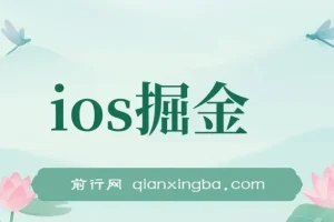 iOS掘金小游戏项目：单人日入300 – 500，外面收费1980的赚钱项目