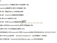 清华大学DeepSeek教程（第1 – 9弹全）