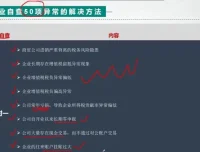 金税系统：50个常见税务预警指标解析与风险防范（二肆财税&段付勤）