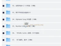 Hello Carrie自然拼读学习资源（192集视频+音频+练习册）