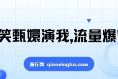 搞笑甄嬛演我视频项目：流量密码，简单操作