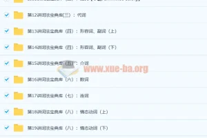 学而思小学英语语法大全（小高年级必学）30讲全