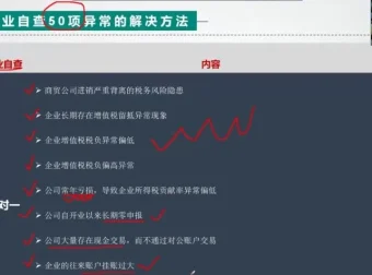 金税系统：50个常见税务预警指标解析与风险防范（二肆财税&段付勤）