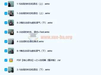 高中英语核心语法：高中基础动词讲解（精讲版）