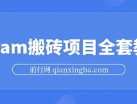 Steam海外道具搬砖项目：单号月收益5000+全套实操教程