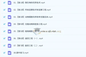 2024 – 2025高二生物杨雪全年课程（暑假班、秋季班、寒假班、春季班）