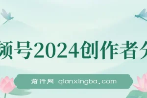 视频号2024创作者分成项目：掌握复制粘贴技巧，实现高收益
