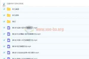 徐磊英语高考听力专题课（2022）