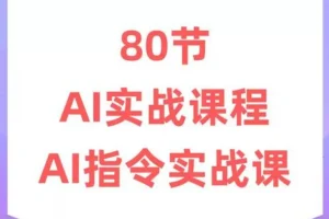 六叔《AI指令实战课》：生成式AI系统教程
