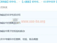 初中化学难点突破：酸、碱、盐课程