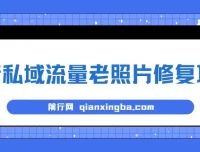抖音私域流量之老照片修复项目课程