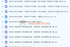 张婷初中物理应用物理竞赛课堂：声现象