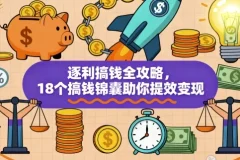 逐利搞钱全攻略：18个搞钱锦囊助力提效变现