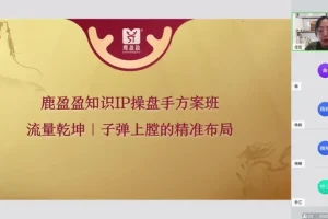 知识IP爆品发售双阶班：打造爆款与高效发售课程